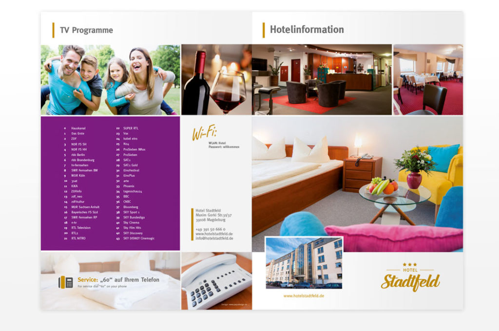 Hotel Stadtfeld Info Flyer